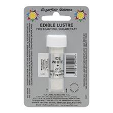 Picture of SUGARFLAIR EDIBLE ICE WHITE EDIBLE LUSTRE POWDER 2G